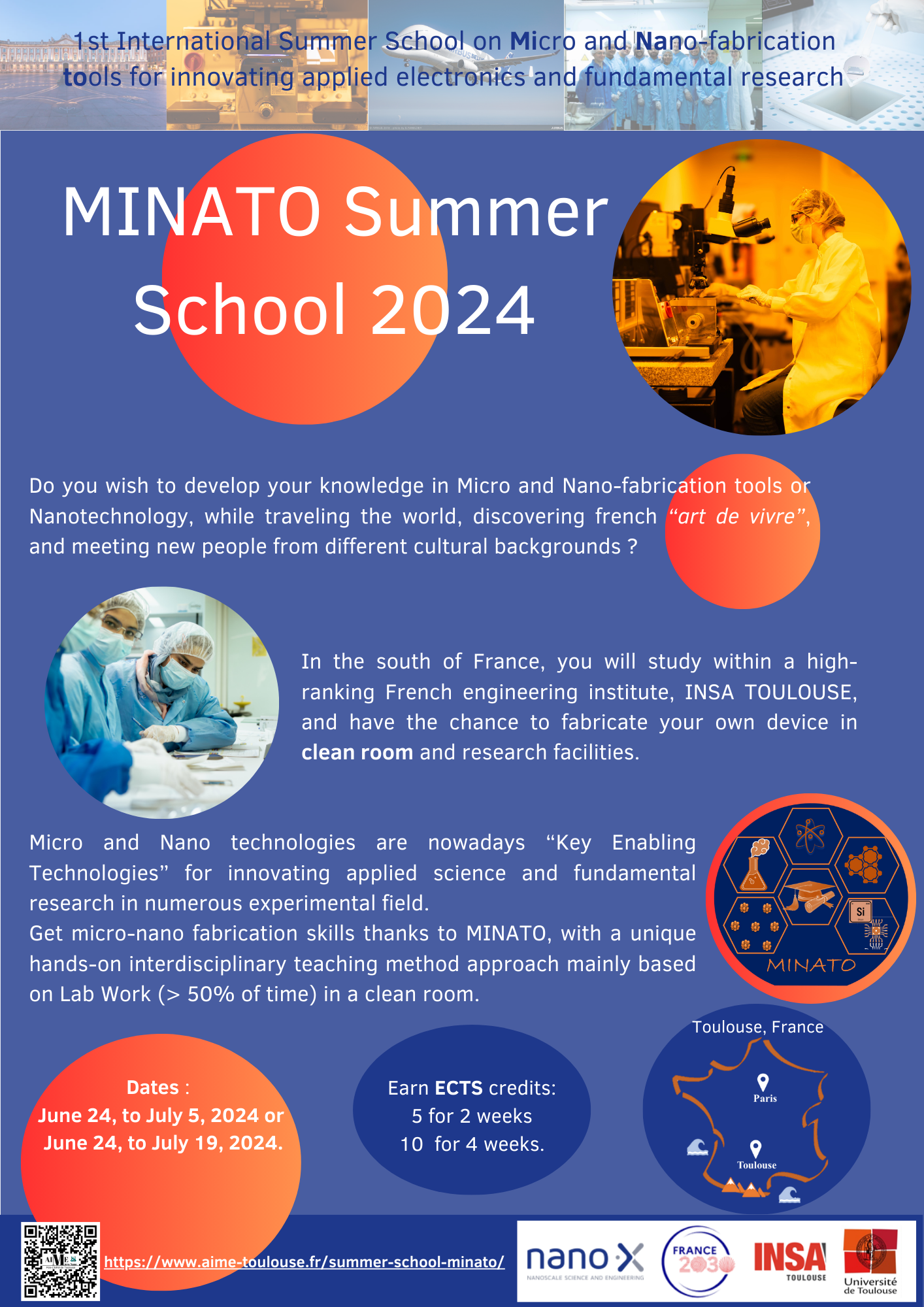 Registration is now open for MINATO summer school